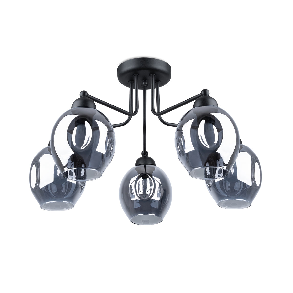 Kronleuchter FILLAN 5 schwarz