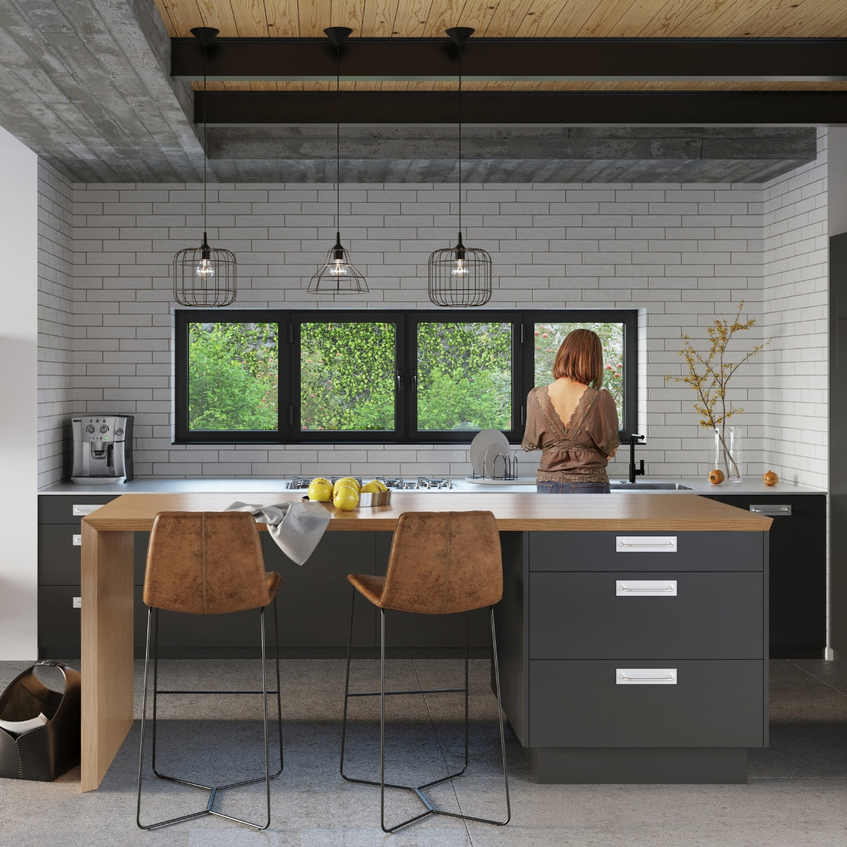 Hängeleuchte ANATA schwarz