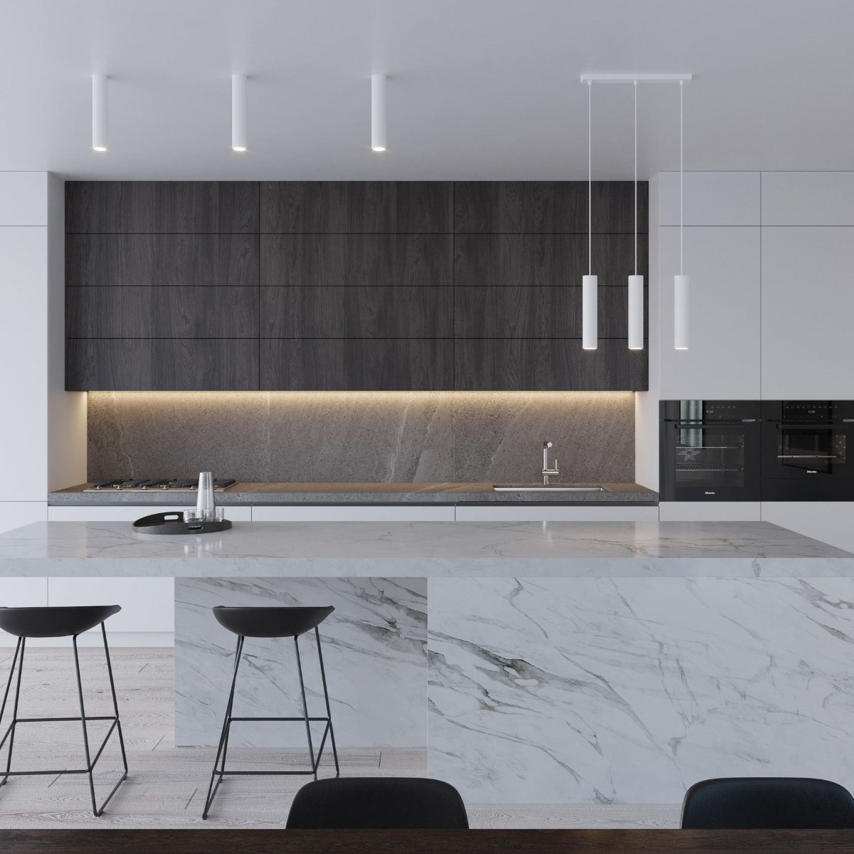 Hängeleuchte LAGOS 1 weiß