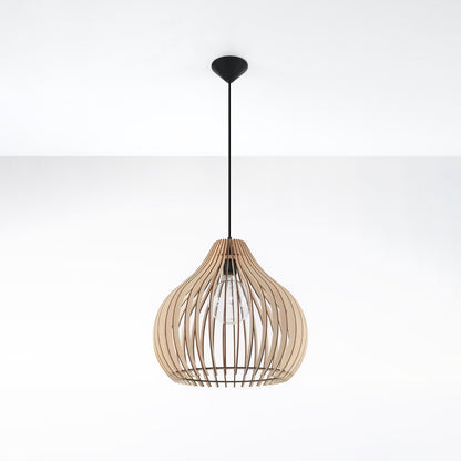 Hängeleuchte APRILLA Holz