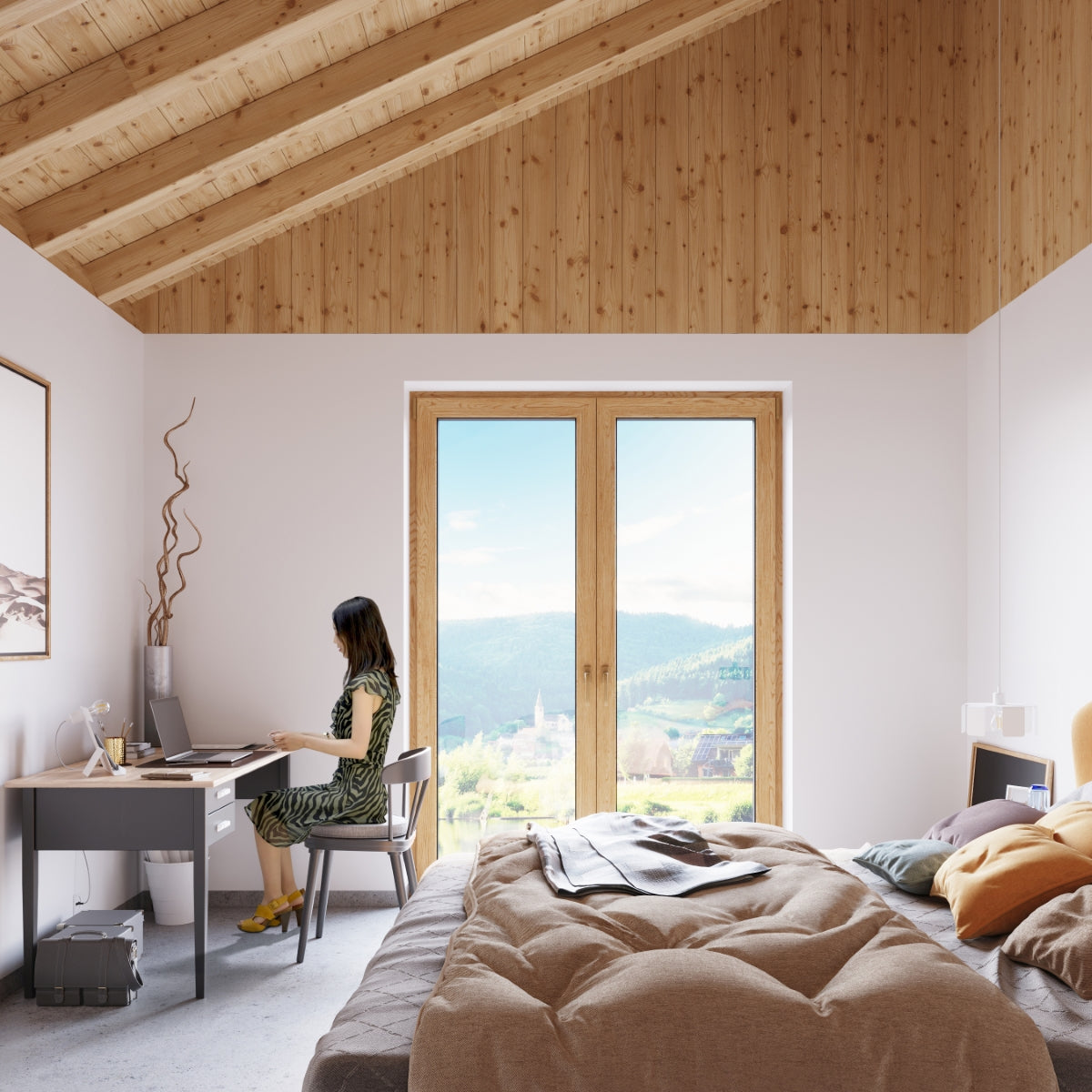 Tischleuchte INCLINE weiß