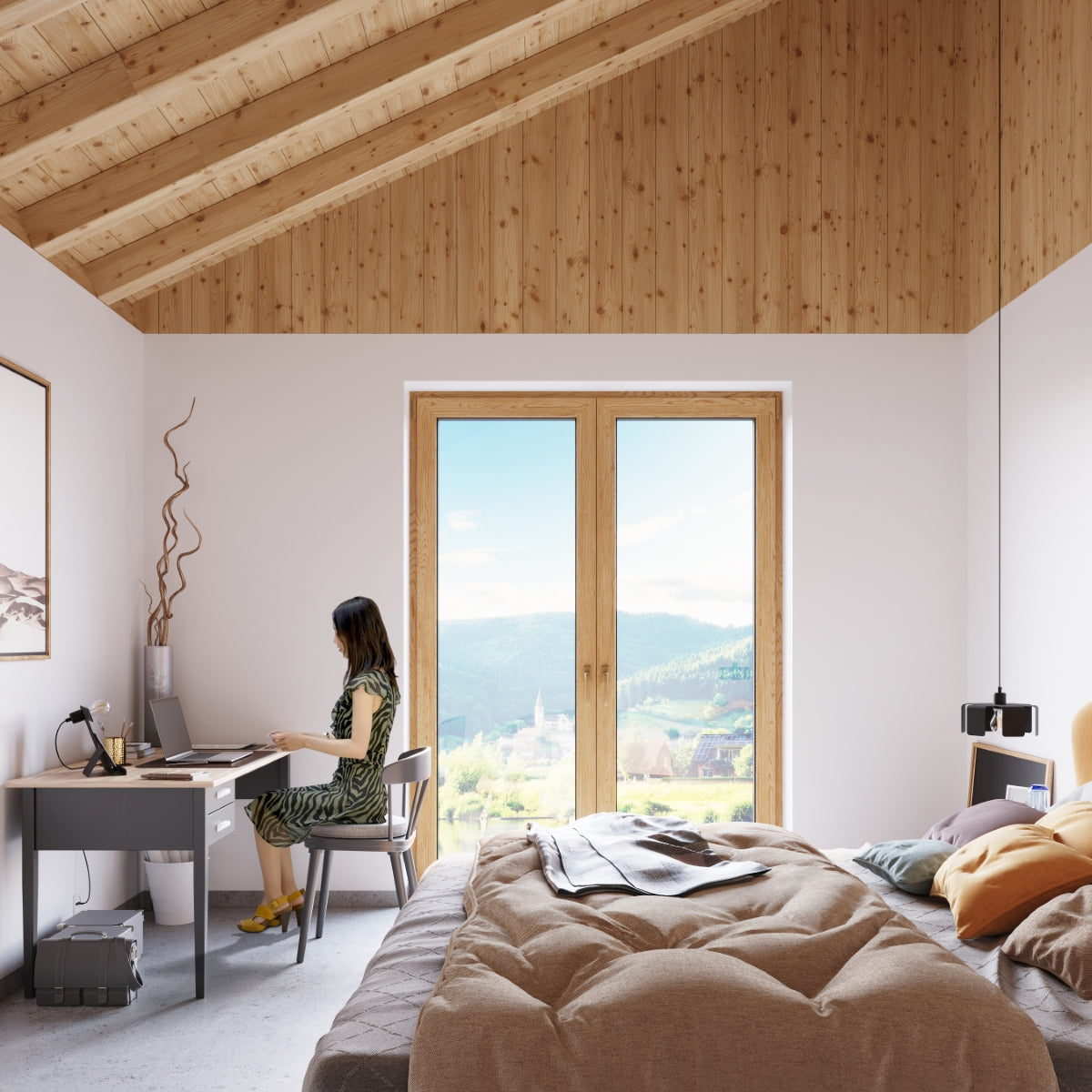 Tischleuchte INCLINE schwarz