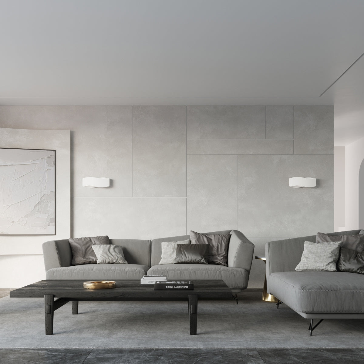 Wandleuchte TILA 40 weiß