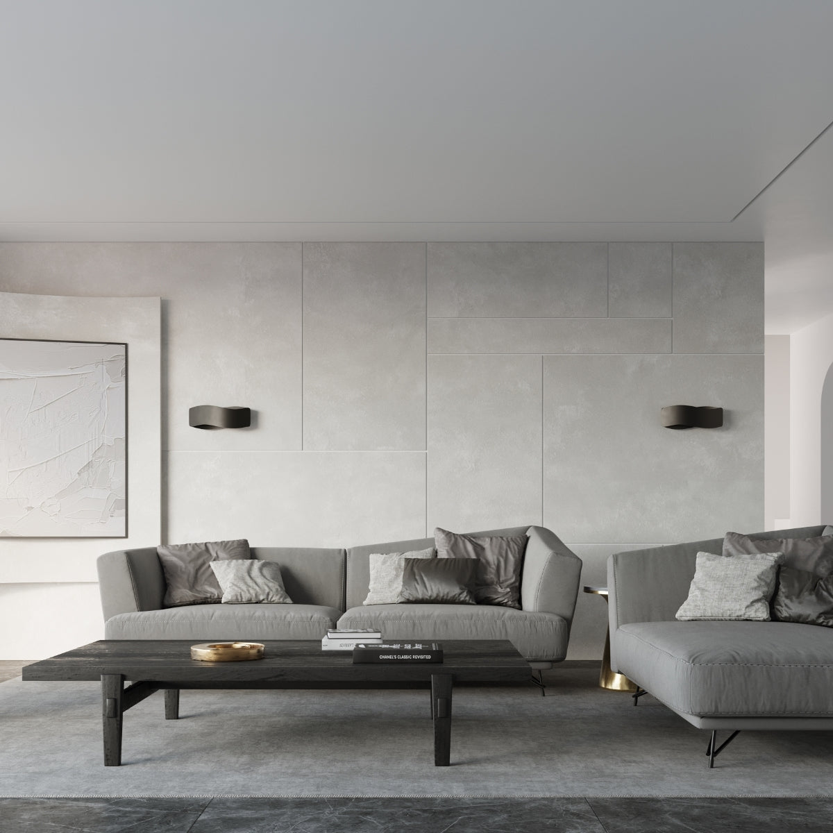 Wandleuchte TILA 40 schwarz