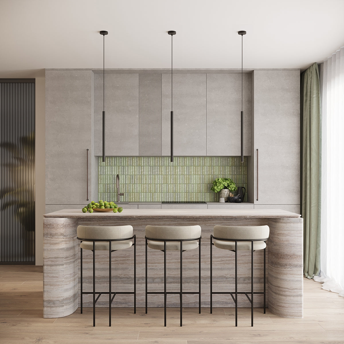 Pendelleuchte ARCHE 1 Schwarz