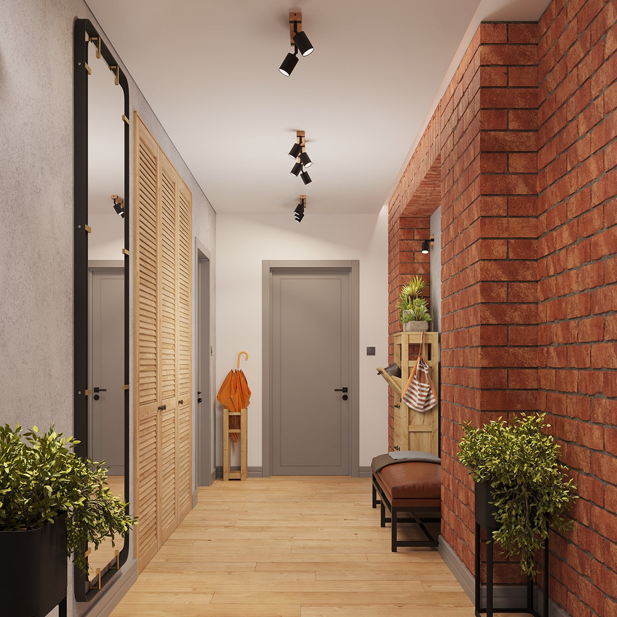 Plafond FAGER 3 Schwarz