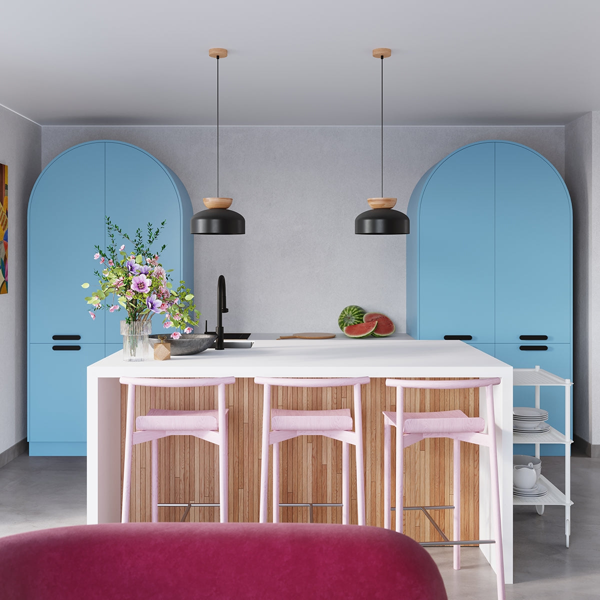 Pendelleuchte MARION Schwarz