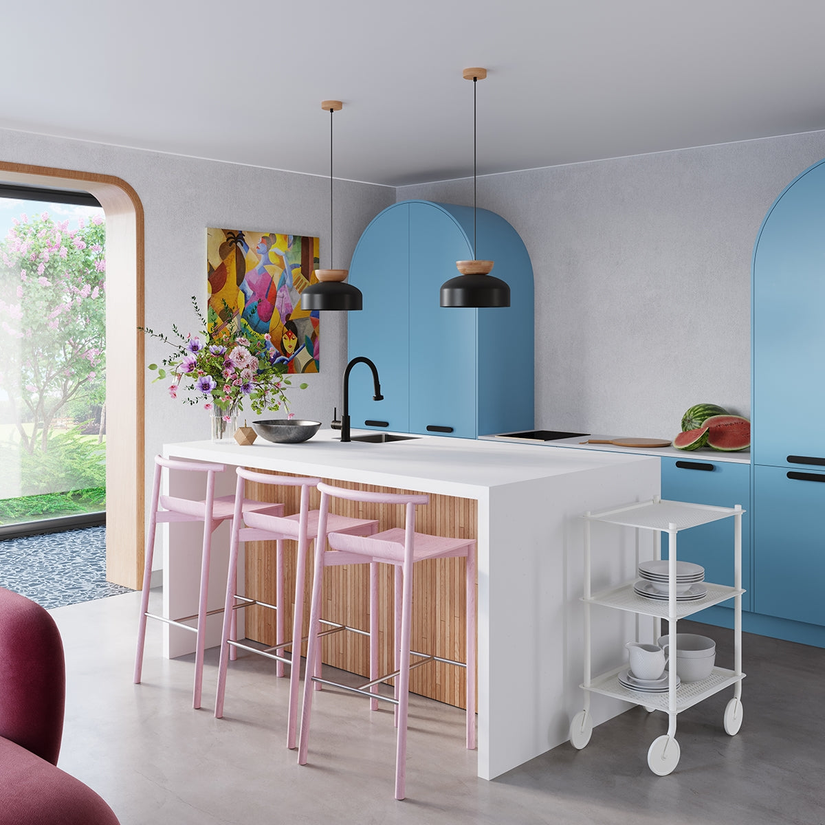 Pendelleuchte MARION Schwarz