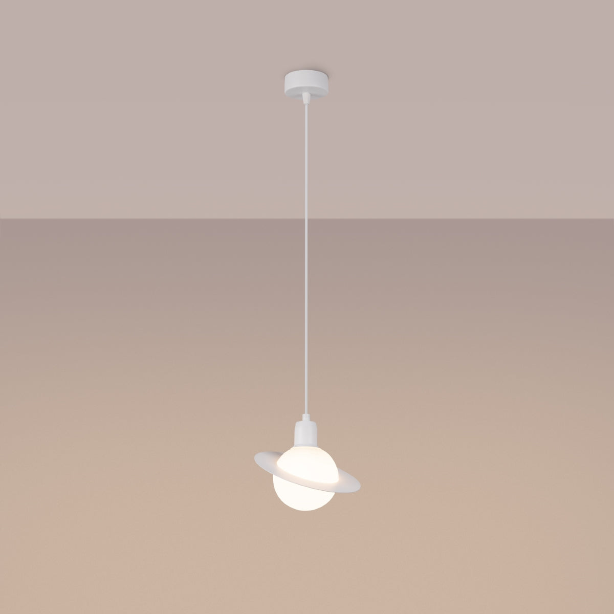 Pendelleuchte HYPERION 1 Weiß