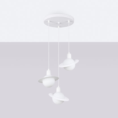 Pendelleuchte HYPERION 3P Weiß